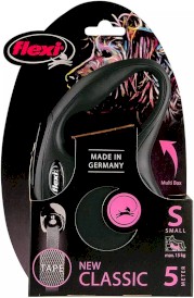 FLEXI NEW CLASSIC Smycz taśmowa S / 5m czarna - Zdjęcie nr 2