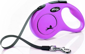 FLEXI NEW CLASSIC Smycz taśmowa S / 5m różowa - Zdjęcie główne