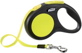 FLEXI NEW NEON Smycz taśmowa S / 5m żółta - Zdjęcie główne