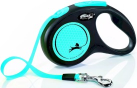 FLEXI NEW NEON Smycz taśmowa S / 5m niebieska - Zdjęcie główne