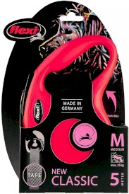 FLEXI NEW CLASSIC Smycz taśmowa M / 5m czerwona - Zdjęcie nr 2