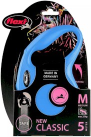 FLEXI NEW CLASSIC Smycz taśmowa M / 5m niebieska - Zdjęcie nr 2