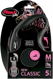FLEXI NEW CLASSIC Smycz taśmowa M / 5m czarna - Zdjęcie nr 2