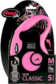 FLEXI NEW CLASSIC Smycz taśmowa M / 5m różowa - Zdjęcie nr 2