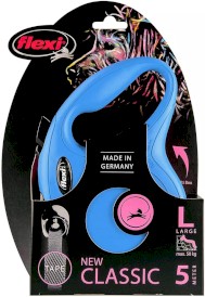 FLEXI NEW CLASSIC Smycz taśmowa L / 5m niebieska - Zdjęcie nr 2