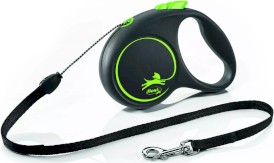 FLEXI BLACK Design Smycz sznurowa S / 5m zielona - Zdjęcie główne