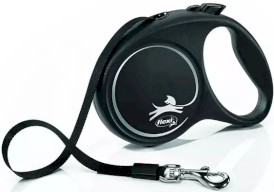 FLEXI BLACK Design Smycz taśmowa M / 5m czarna - Zdjęcie główne