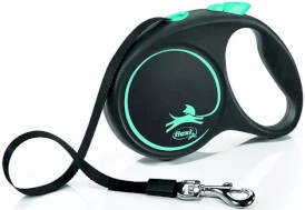 FLEXI BLACK Design Smycz taśmowa L / 5m niebieska - Zdjęcie główne