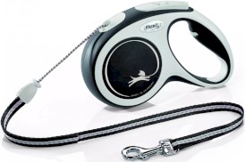 FLEXI NEW COMFORT Smycz sznurowa M / 5m czarna - Zdjęcie główne