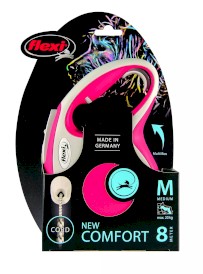 FLEXI NEW COMFORT Smycz sznurowa M / 8m czerwona - Zdjęcie nr 2
