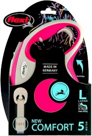 FLEXI NEW COMFORT Smycz taśmowa L / 5m czerwona - Zdjęcie nr 2