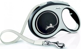 FLEXI NEW COMFORT Smycz taśmowa L / 8m czarna - Zdjęcie główne