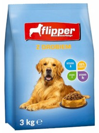 DOLINA NOTECI Flipper sucha karma dla psa z drobiem 3 kg - Zdjęcie główne