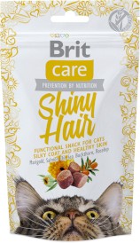 BRIT Care Cat Snack SHINY HAIR Lśniąca sierść 50g