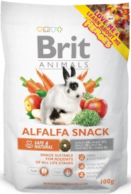 BRIT ANIMALS Alfalfa Snack dla gryzoni i królików 100g - Zdjęcie główne