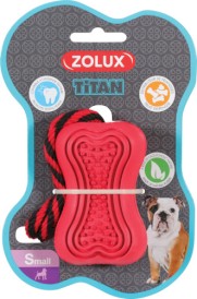 ZOLUX TITAN Kauczukowy ze sznurem Czerwony S - Zdjęcie nr 2