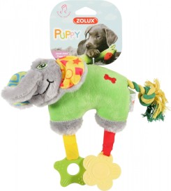 ZOLUX Zabawka pluszowa dla szczeniaka PUPPY Słonik zielony - Zdjęcie nr 2