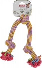 ZOLUX Zabawka sznurowa 3 Węzły kolorowe 48cm - Zdjęcie główne