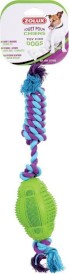ZOLUX DENTAL Piłka Rugby Kauczukowa ze sznurem 11cm - Zdjęcie nr 4