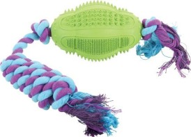 ZOLUX DENTAL Piłka Rugby Kauczukowa ze sznurem 11cm - Zdjęcie nr 3