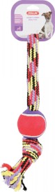 ZOLUX Zabawka sznurowa Uchwyt z piłką tenisową 40cm - Zdjęcie nr 2