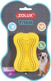 ZOLUX TITAN Zabawka Kauczukowa Żółta M - Zdjęcie nr 2