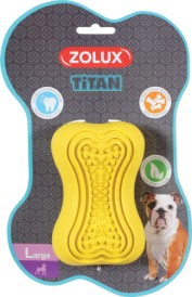 ZOLUX TITAN Zabawka Kauczukowa Żółta L - Zdjęcie nr 2