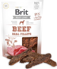BRIT JERKY Snack BEEF Real Fillets Wołowina 80g - Zdjęcie nr 2