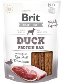 BRIT JERKY Snack DUCK Protein Bar Kaczka 80g - Zdjęcie główne