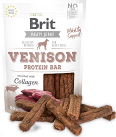 BRIT JERKY Snack VENISON Protein Bar Dziczyzna 200g - Zdjęcie nr 2