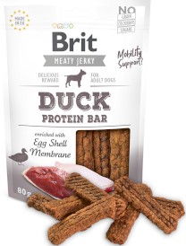 BRIT JERKY Snack DUCK Protein Bar Kaczka 80g - Zdjęcie nr 2