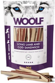 WOOLF Long Lamb Cod Sandwich Jagnięcina Dorsz 100g - Zdjęcie główne