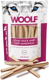 WOOLF Long Duck Cod Sandwich Kaczka Dorsz 100g - Zdjęcie główne