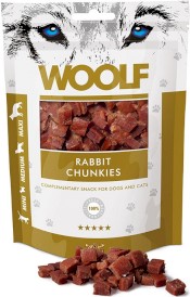 WOOLF Rabbit Chunkies Kosteczki z Królika 100g - Zdjęcie główne