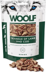 WOOLF Triangle Lamb Cod Trójkąciki Jagnięcina Dorsz 100g - Zdjęcie główne