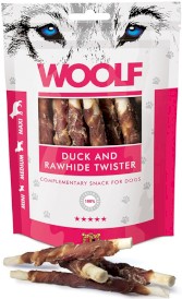 WOOLF Duck Rawhide Twister Pałeczki z Kaczką 100g - Zdjęcie główne