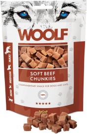 WOOLF Soft Beef Chunkies Kosteczki z Wołowiny 100g