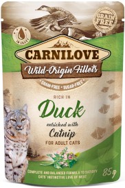 CARNILOVE CAT Pouch Duck Catnip KACZKA 85g - Zdjęcie nr 2