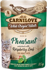 CARNILOVE CAT Pouch Pheasant Raspberry BAŻANT 85g - Zdjęcie główne