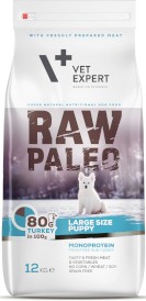 Vet Expert RAW PALEO Large Puppy Monoprotein Turkey 12kg