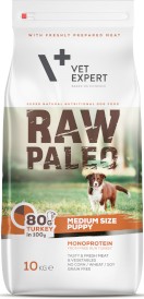 Vet Expert RAW PALEO Medium Puppy Monoprotein Turkey 10kg