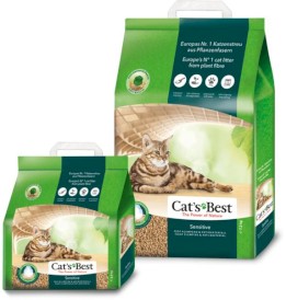 CAT'S BEST Sensitive Żwirek drewniany 20l - 7,2kg - Zdjęcie nr 2