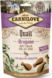 CARNILOVE DOG Soft Snack Quail Oregano Przepiórka 200g - Zdjęcie główne