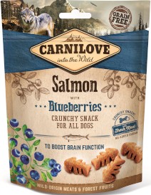 CARNILOVE DOG Crunchy Snack Salmon Blueberries ŁOSOŚ 200g - Zdjęcie główne