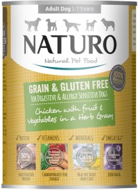 NATURO Adult Dog GF Kurczak Ziemniak Papryka Fasola 390g - Zdjęcie główne