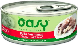 OASY Specialita Naturale Kot Kurczak Wołowina 70g