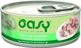 OASY Specialita Naturale Kot Tuńczyk Makrela 70g