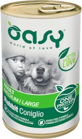 OASY Dog OAP Adult Medium / Large Rabbit Królik 400g - Zdjęcie główne