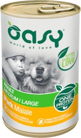 OASY Dog OAP Adult Medium / Large Pork Wieprzowina 400g - Zdjęcie główne