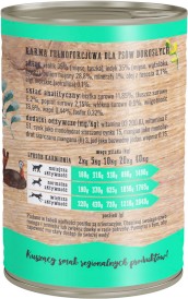 WIEJSKA ZAGRODA Królik z Indykiem bez zbóż 400g - Zdjęcie nr 4